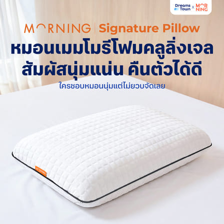 หมอนเมมโมรี่โฟม MORNING SLEEP SIGNATURE PILLOW_9